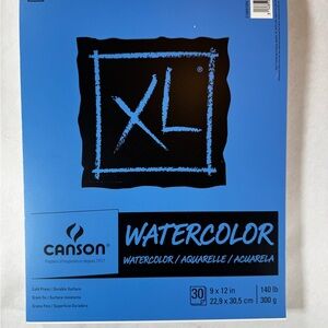 Canson XL Watercolor Pad 9x12 140 lb 30 Sheets Cold Press Artist Paper 🎨